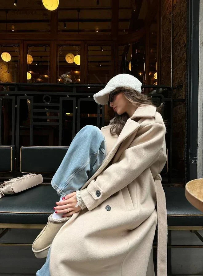 Ramona | Black Trench Coat for Women