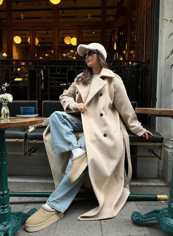 Ramona | Black Trench Coat for Women