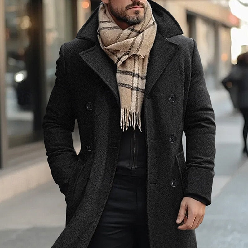 Nathaniel | Double-Breasted Overcoat