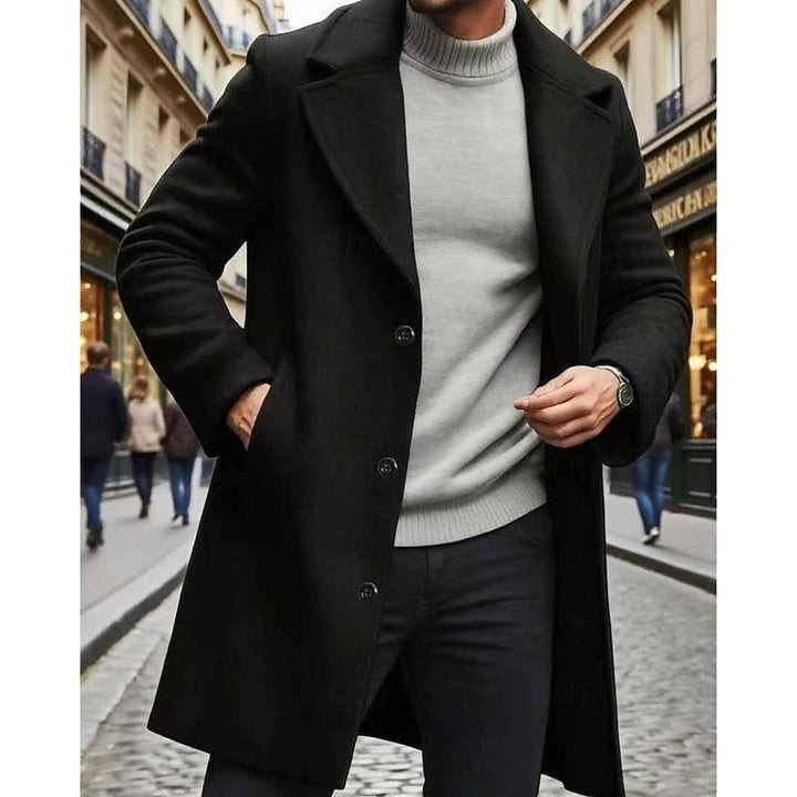 Nathan | Classic Long Overcoat