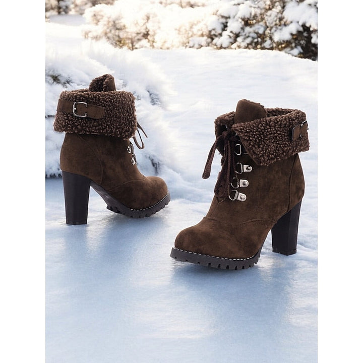 Rosalind | Lace-Up Winter Boots with Plush Lining
