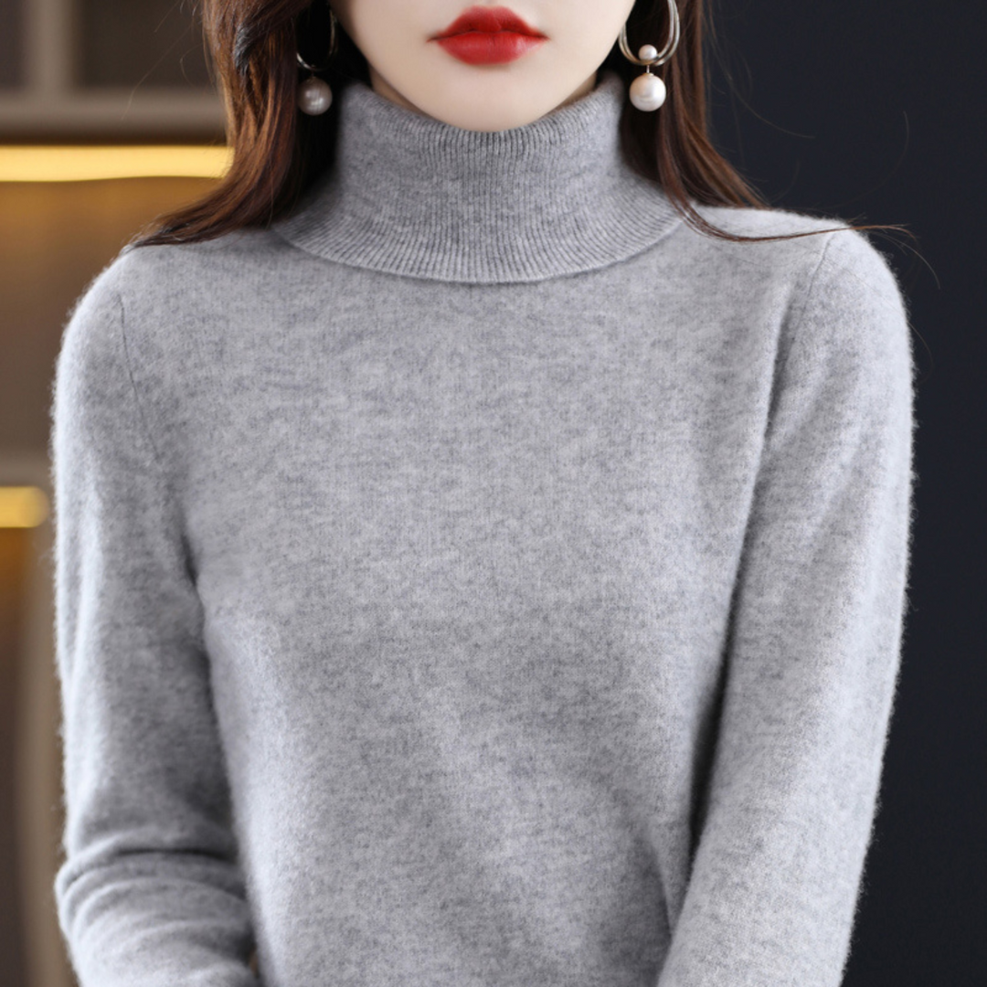 Marisol | Black Cashmere Turtleneck