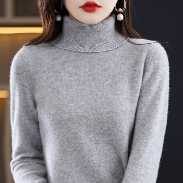 Marisol | Black Cashmere Turtleneck