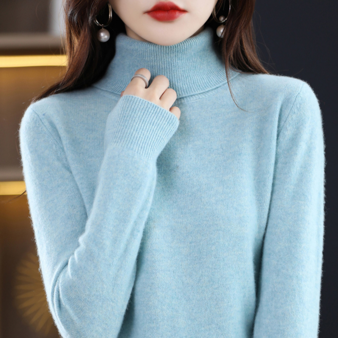 Marisol | Black Cashmere Turtleneck