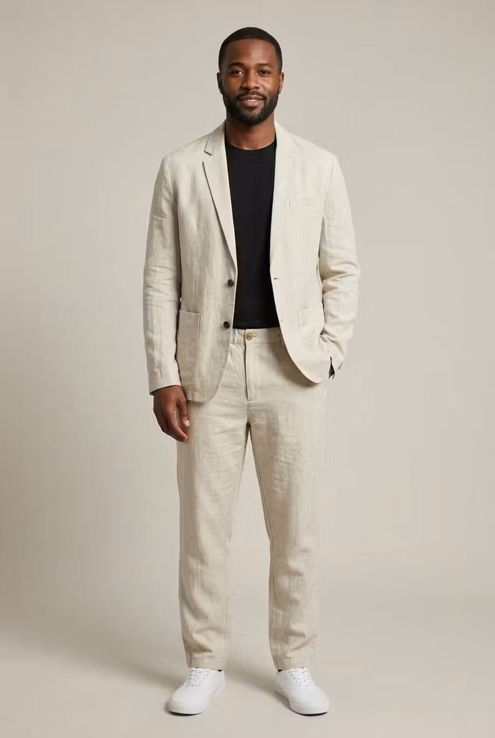 Marcus Rae | Relaxed Fit Linen Suit Set