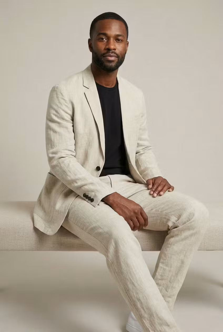 Marcus Rae | Relaxed Fit Linen Suit Set