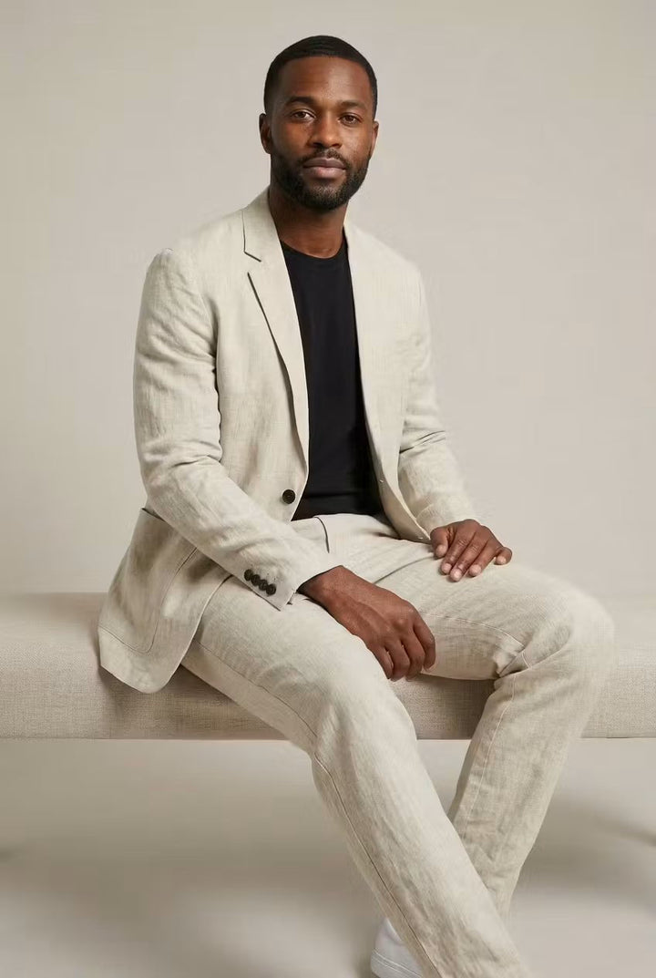 Marcus Rae | Relaxed Fit Linen Suit Set