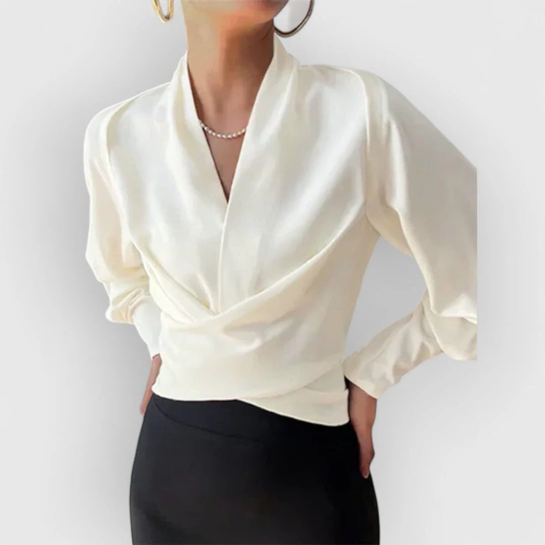 Chloe | Wrapped Front Blouse