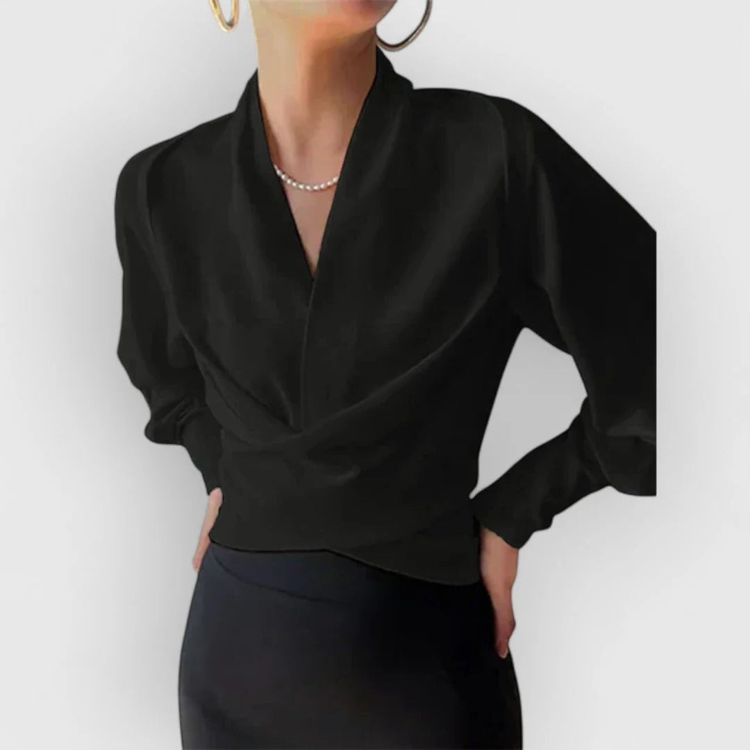 Chloe | Wrapped Front Blouse