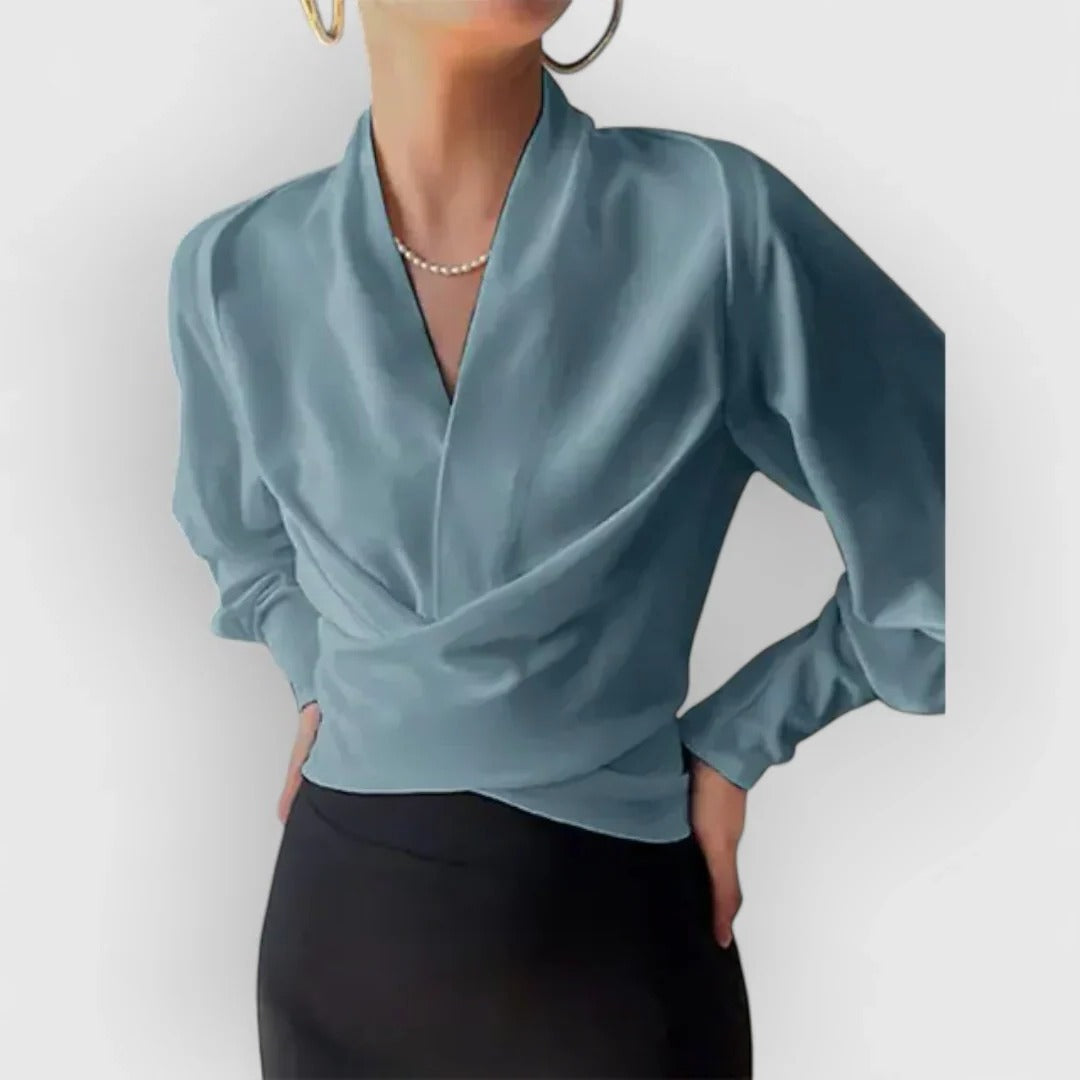Chloe | Wrapped Front Blouse