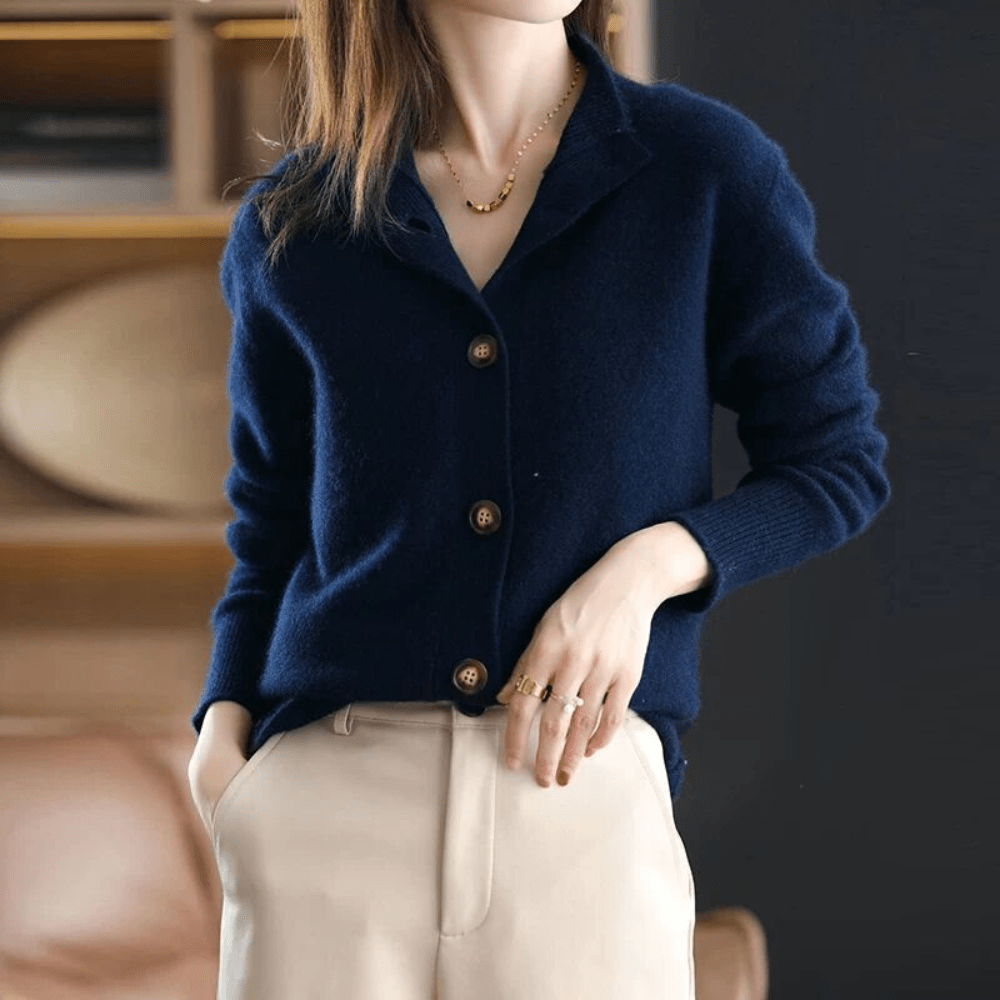 Rosalind | Cashmere Knit Cardigan