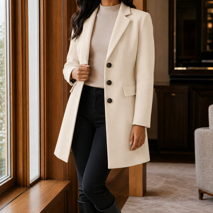 Simone | Tailored Wool Coat