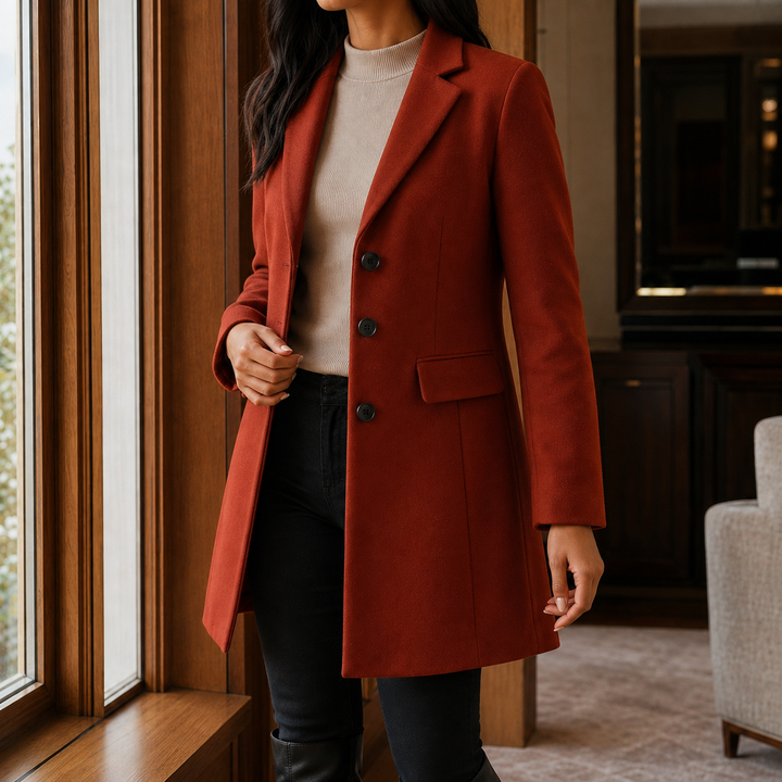 Simone | Tailored Wool Coat