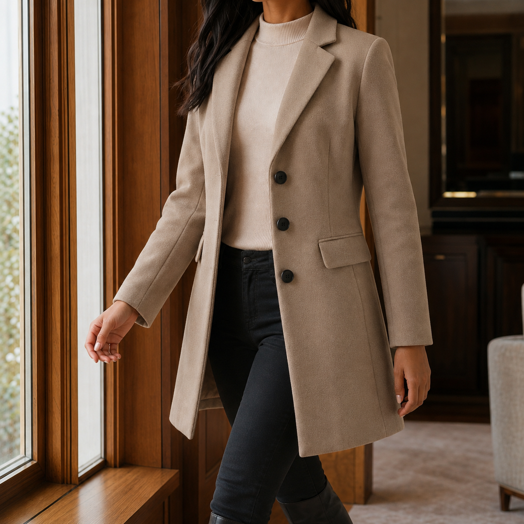 Simone | Tailored Wool Coat