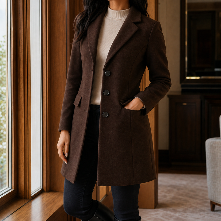 Simone | Tailored Wool Coat
