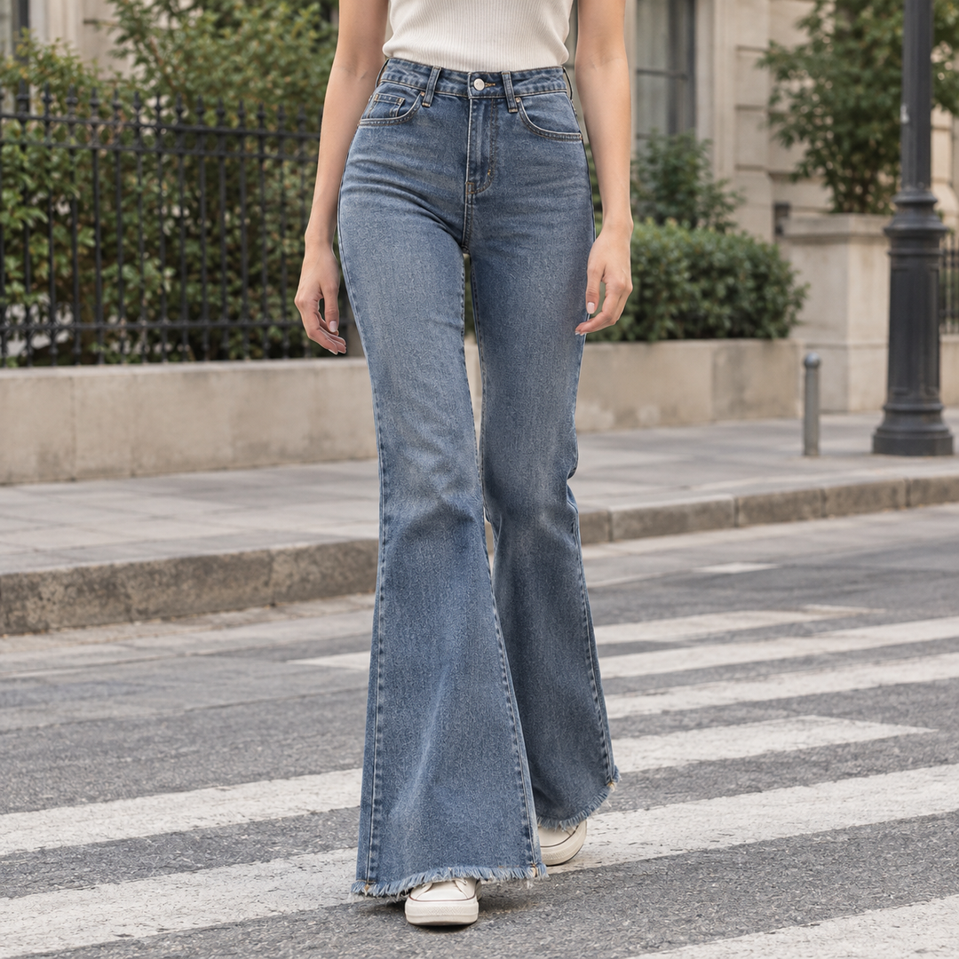 Rosalind Hart | High-Rise Flared Jeans