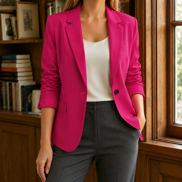 Natalia-Grace | Tailored Blazer with Notched Lapels