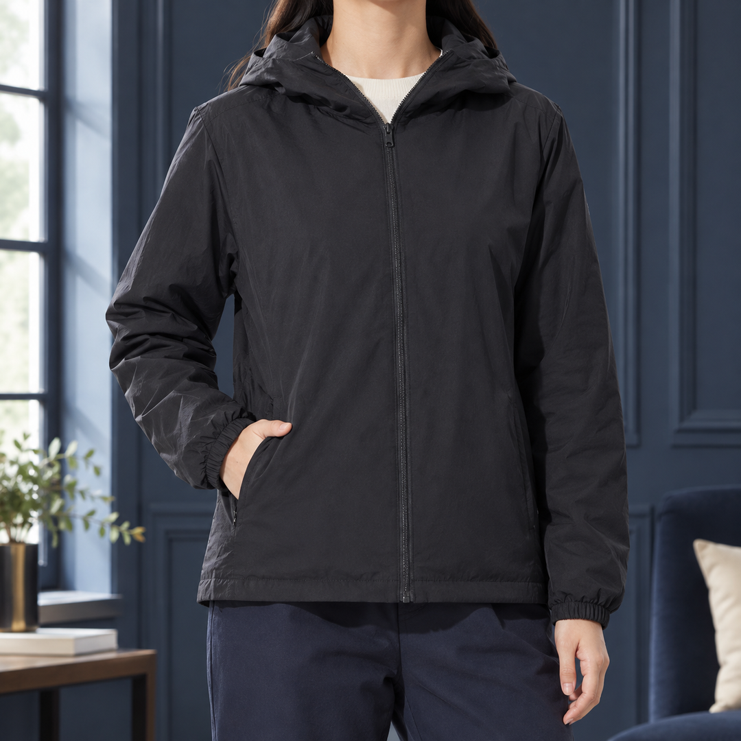 Genevieve | Lightweight Duck Down Hooded Jacket