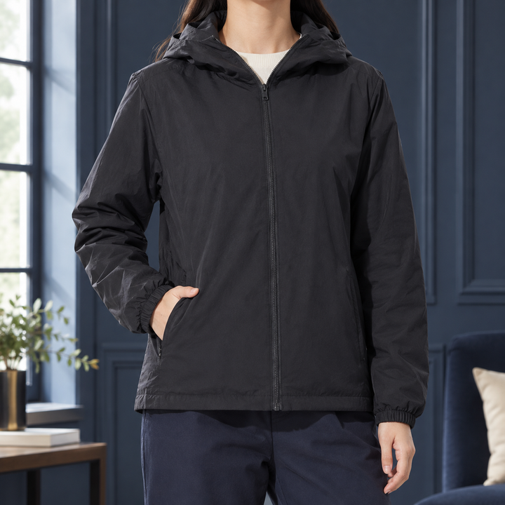 Genevieve | Lightweight Duck Down Hooded Jacket