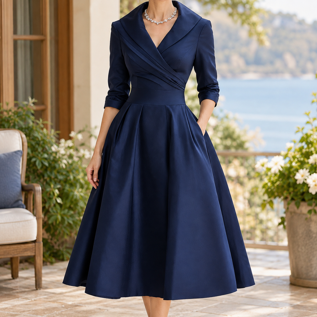 Harlow | Wrap Dress with Shawl Collar