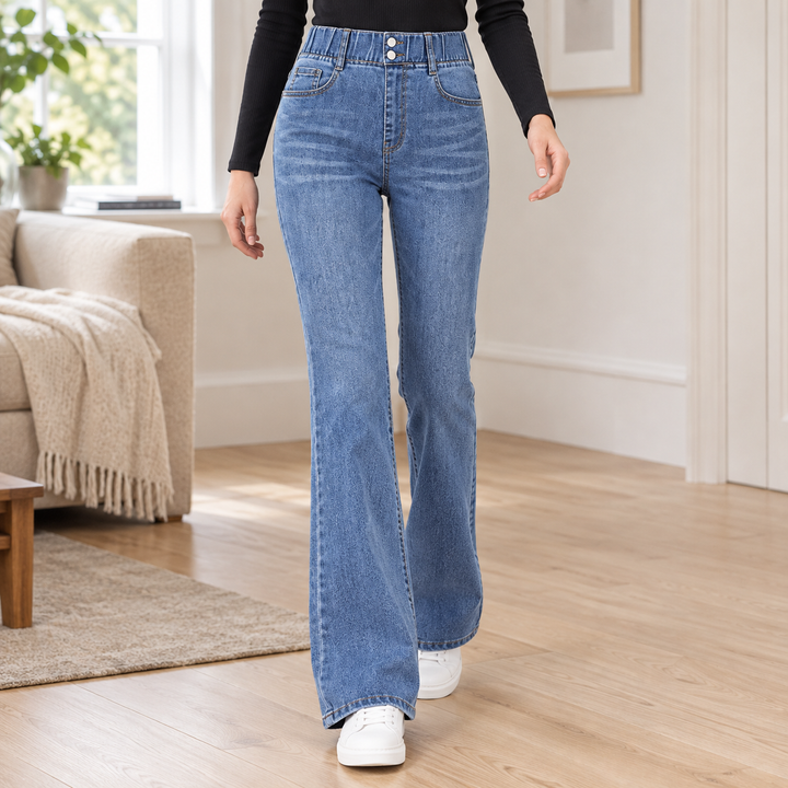 Wilhelmina Grace | High-Waist Flared Jeans