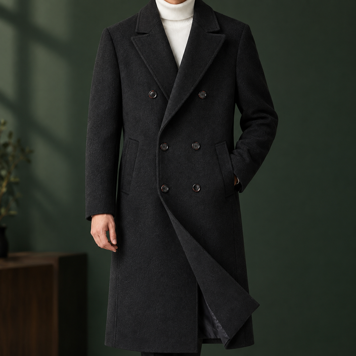 Alistair | Men's Double-Breasted Wool Overcoat