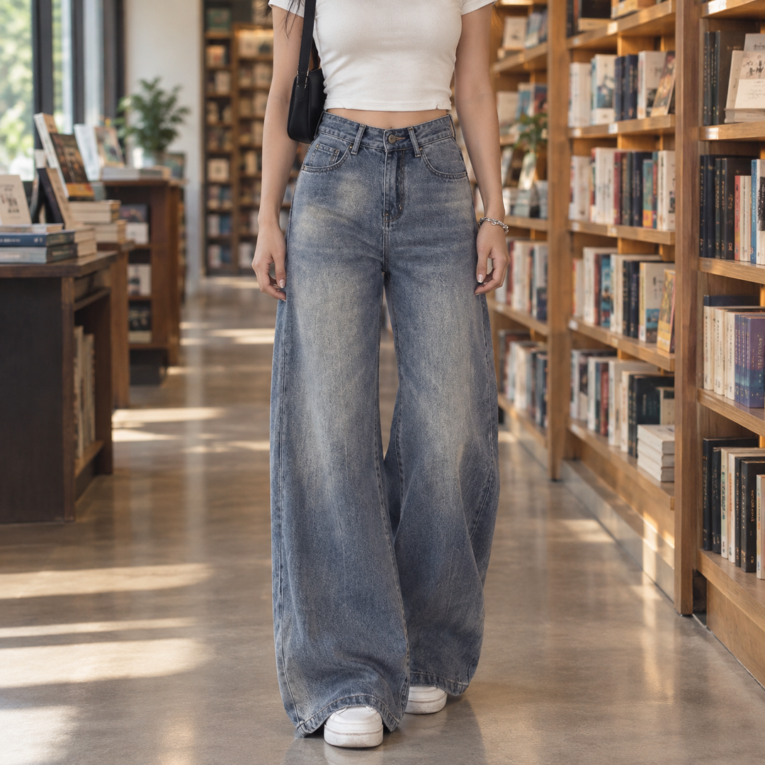 Isolde Marchetti | High-Rise Wide Leg Mom Jeans