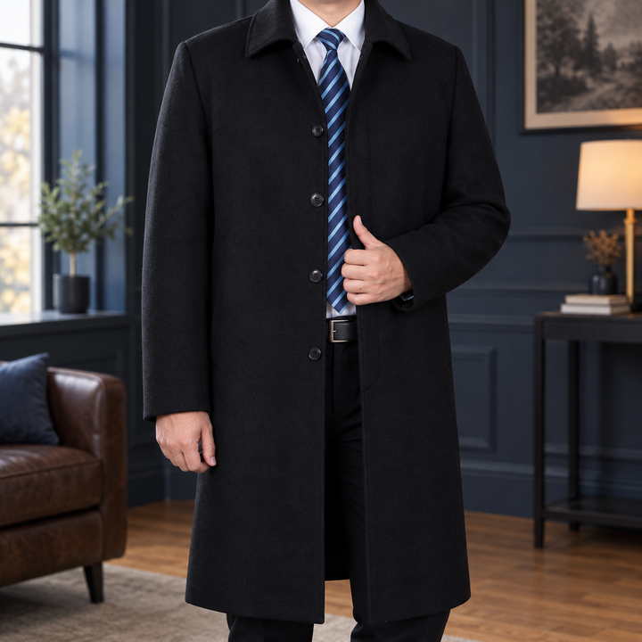 Marcus Rae | Wool Coat with Plush Lining