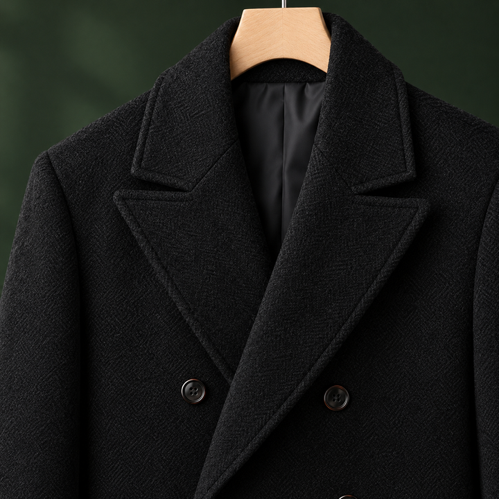 Alistair | Men's Double-Breasted Wool Overcoat
