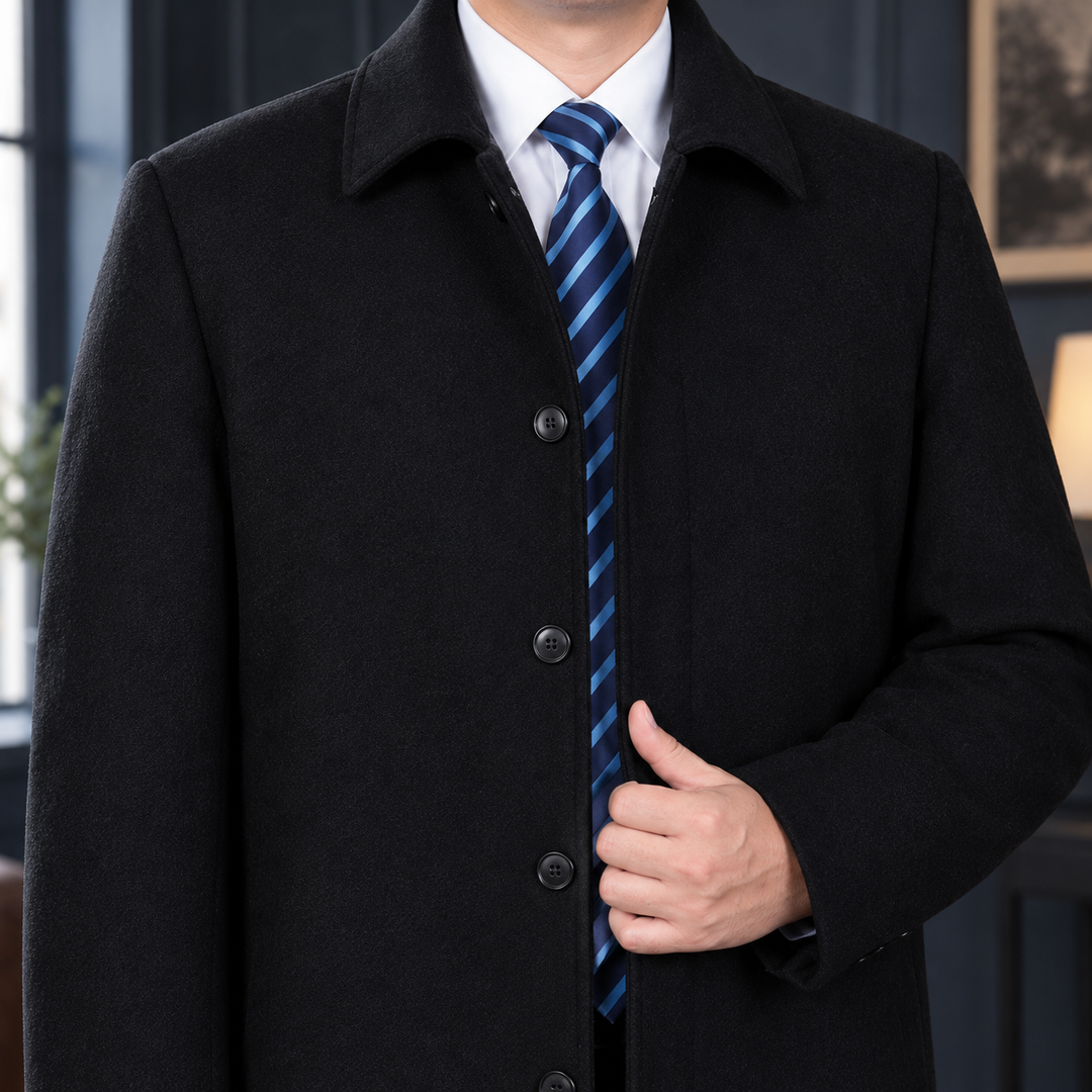 Marcus Rae | Wool Coat with Plush Lining