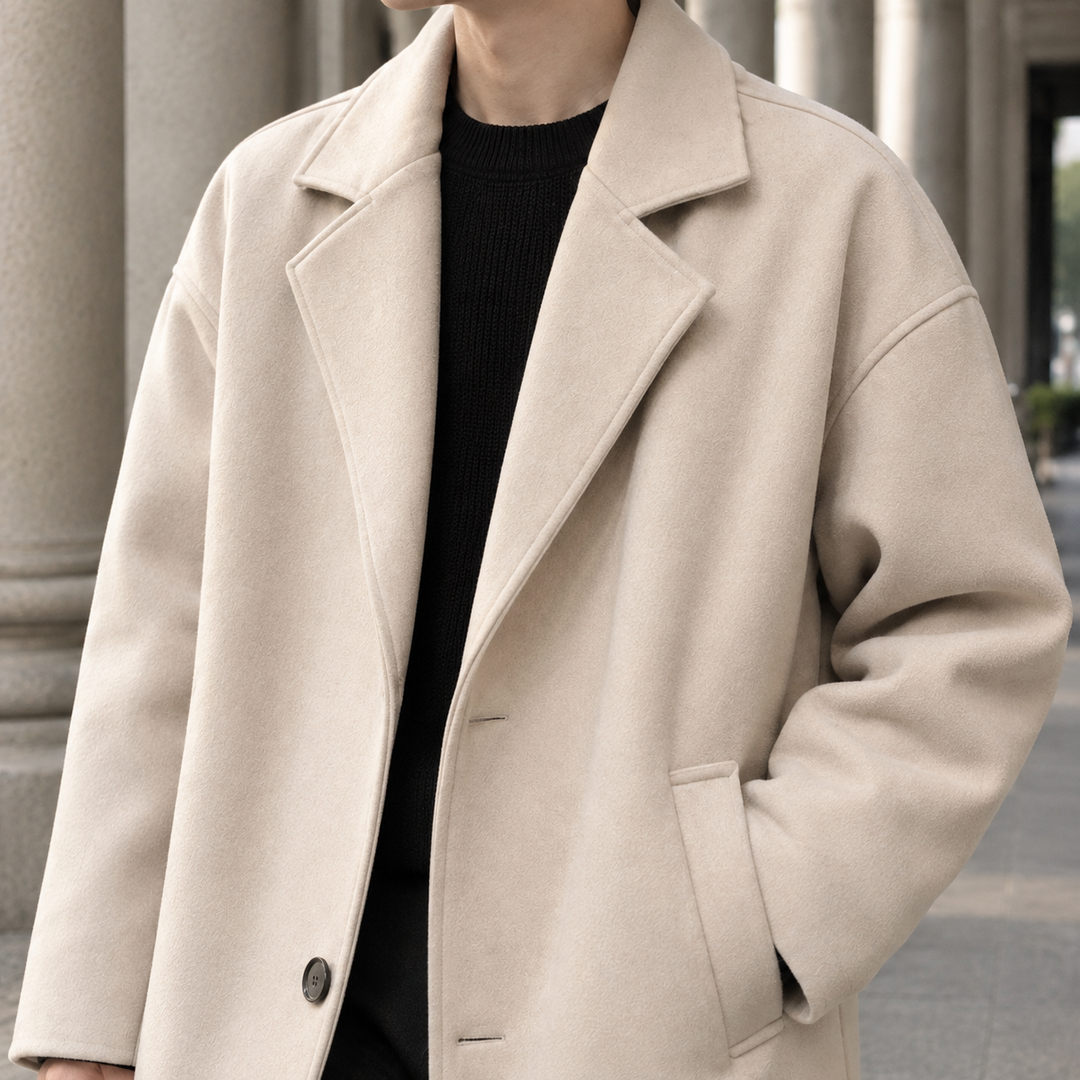 Theodore Wren | Relaxed Wool-Lined Overcoat