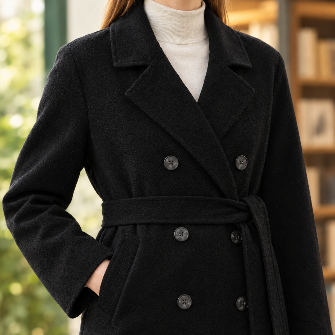 Zenobia | Belted Wool Coat