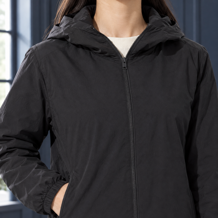 Genevieve | Lightweight Duck Down Hooded Jacket