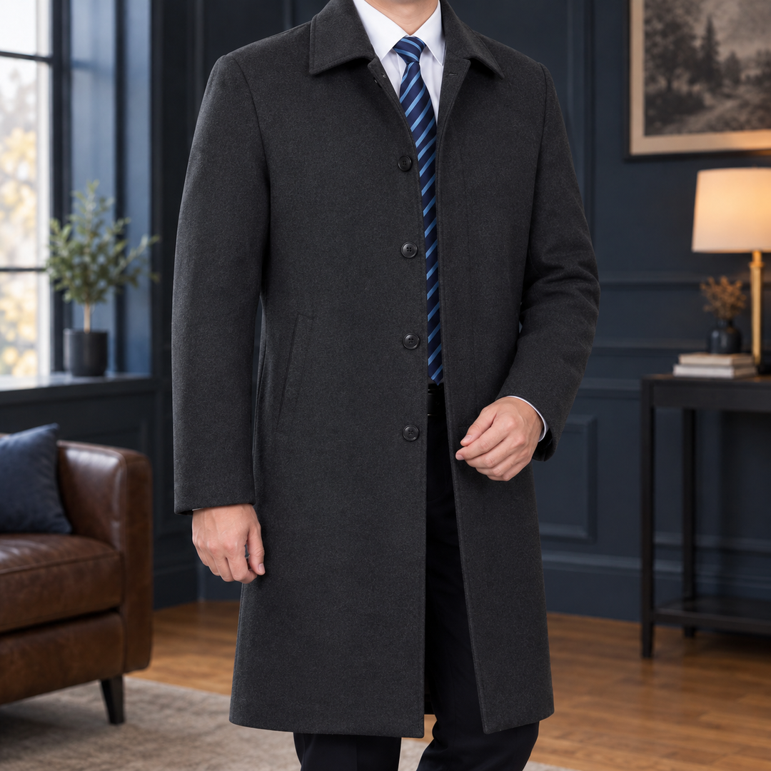 Marcus Rae | Wool Coat with Plush Lining