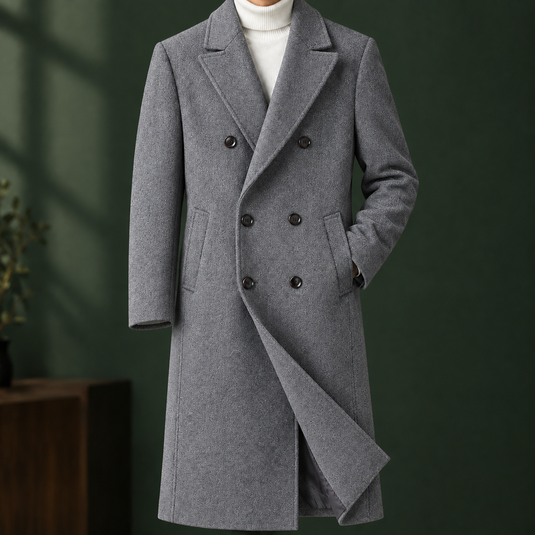 Alistair | Men's Double-Breasted Wool Overcoat