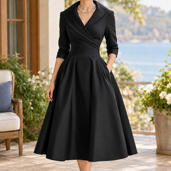 Harlow | Wrap Dress with Shawl Collar
