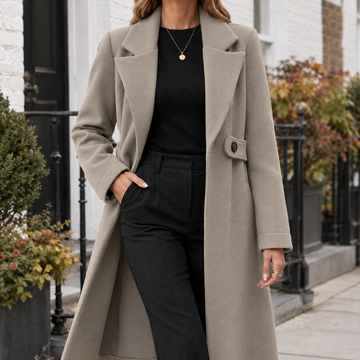 Wilhelmina Rose | Longline Wool Coat