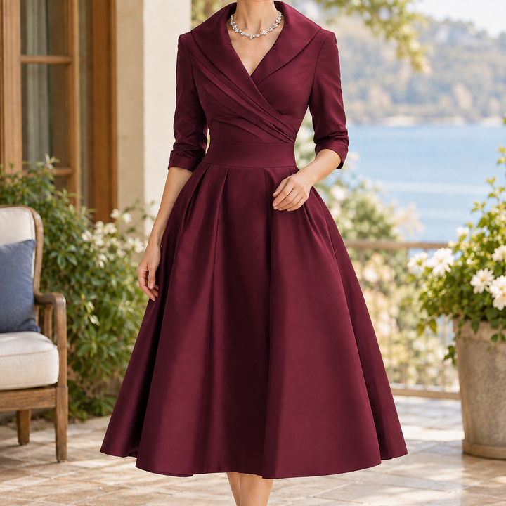 Harlow | Wrap Dress with Shawl Collar