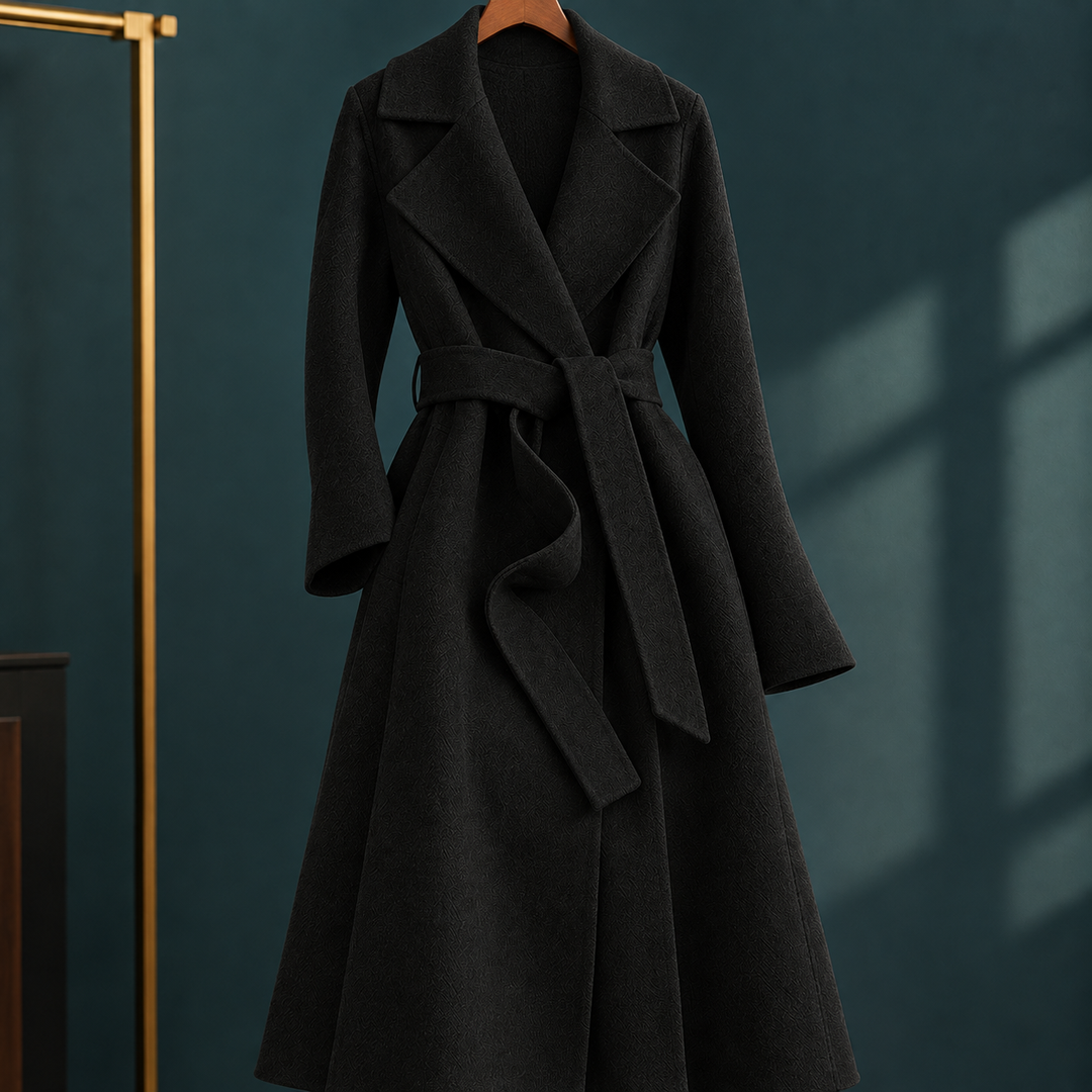 Odalys Marchetti | Belted Wrap Wool Coat
