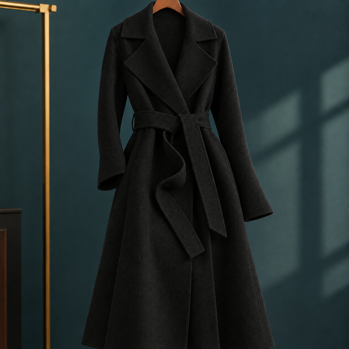 Odalys Marchetti | Belted Wrap Wool Coat