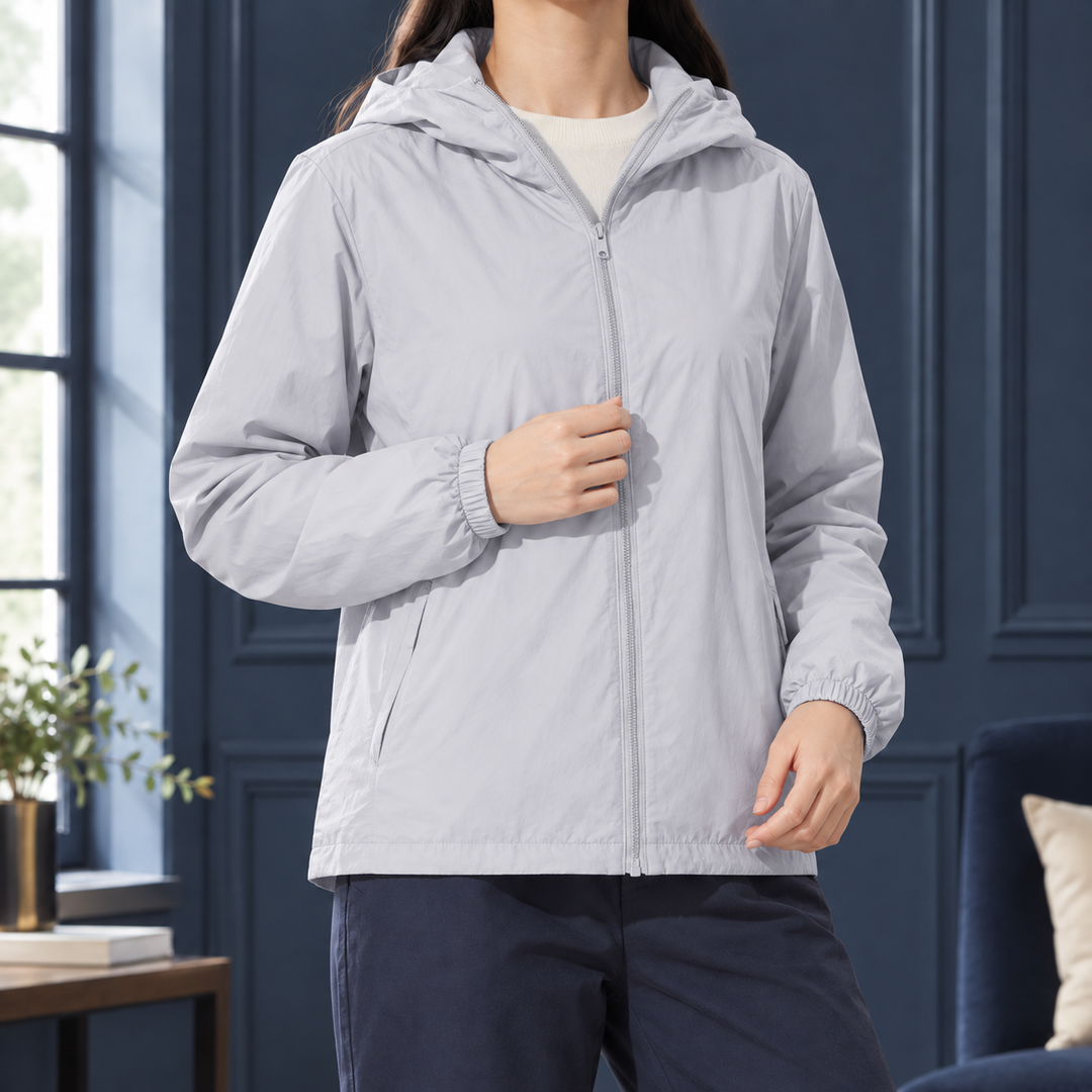Genevieve | Lightweight Duck Down Hooded Jacket