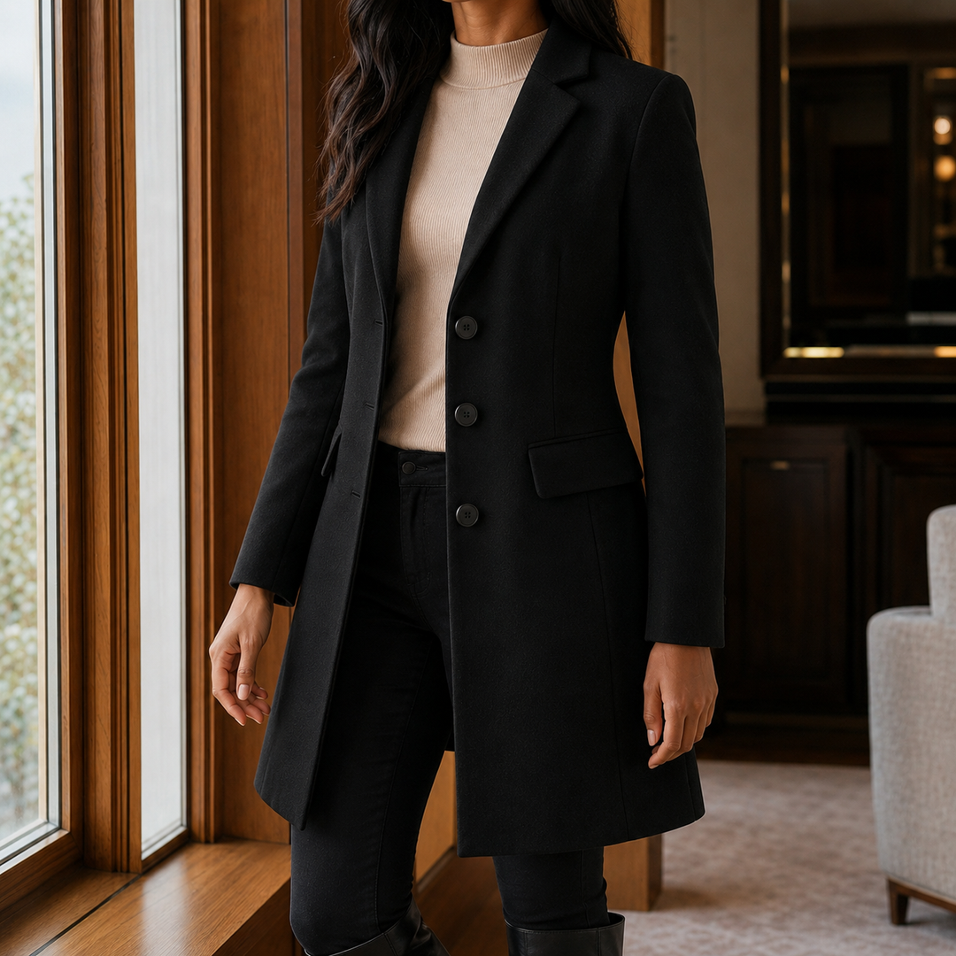 Simone | Tailored Wool Coat