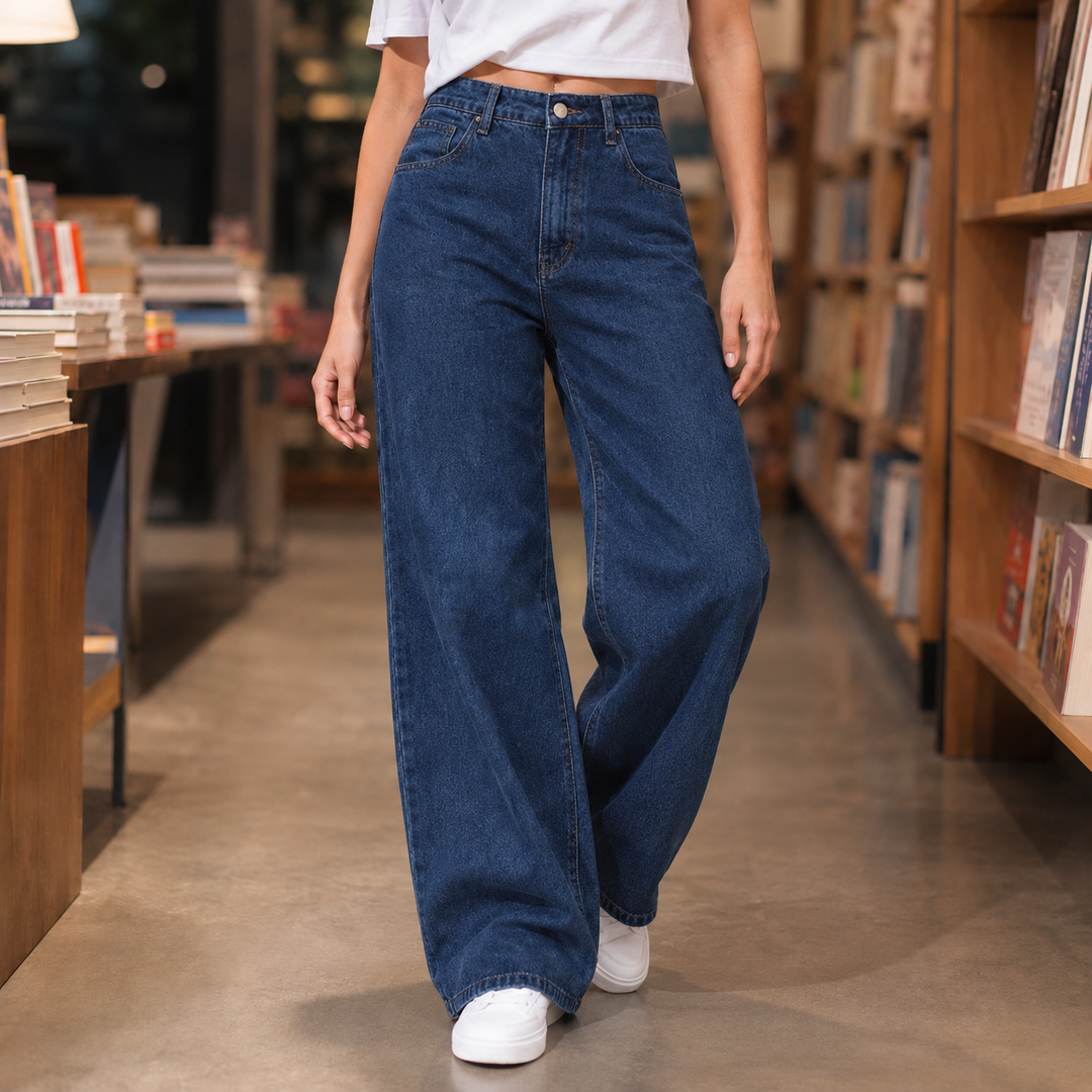 Wilhelmina | High-Rise Wide Leg Mom Jeans