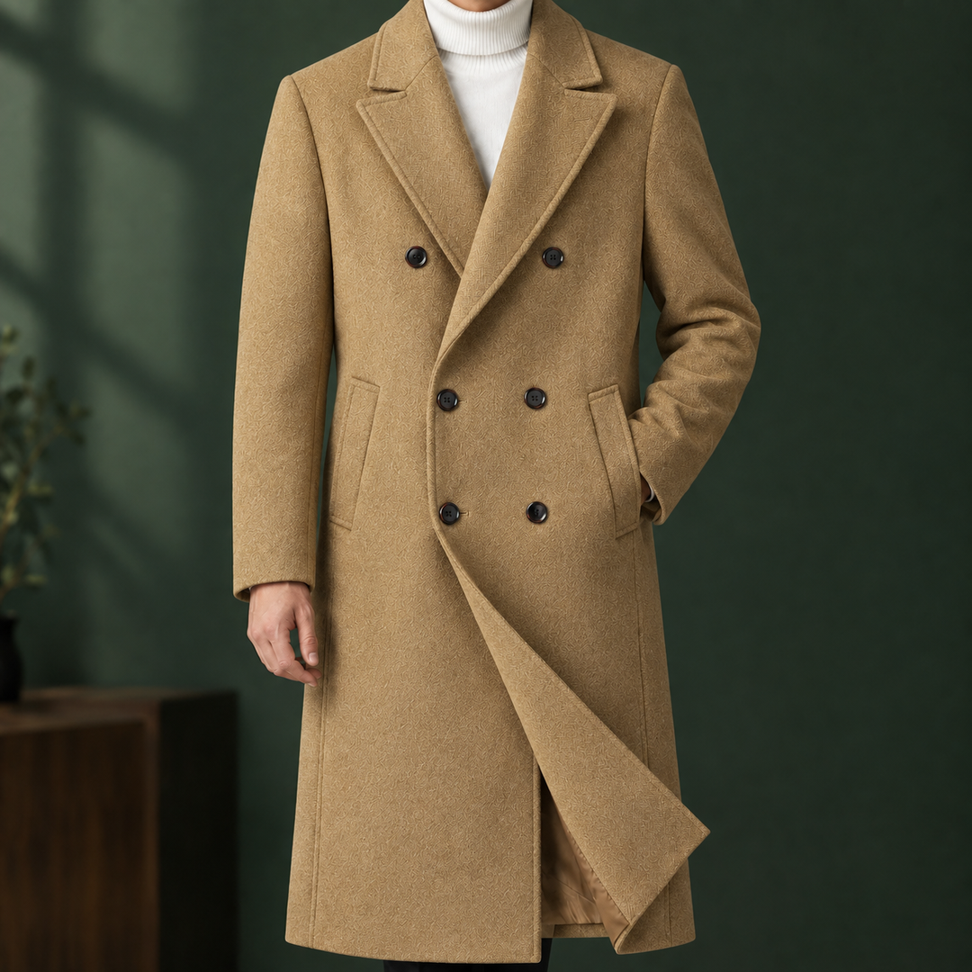 Alistair | Men's Double-Breasted Wool Overcoat