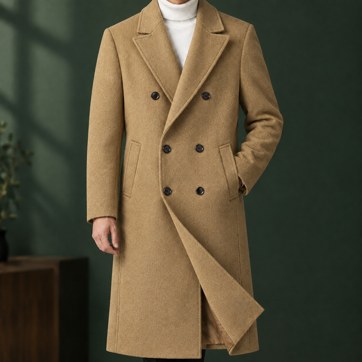 Alistair | Men's Double-Breasted Wool Overcoat