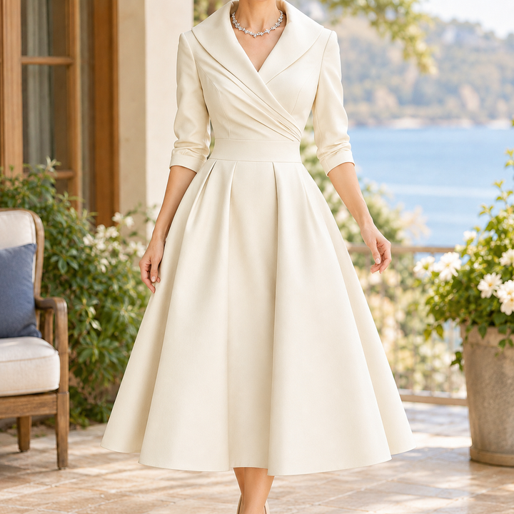 Harlow | Wrap Dress with Shawl Collar