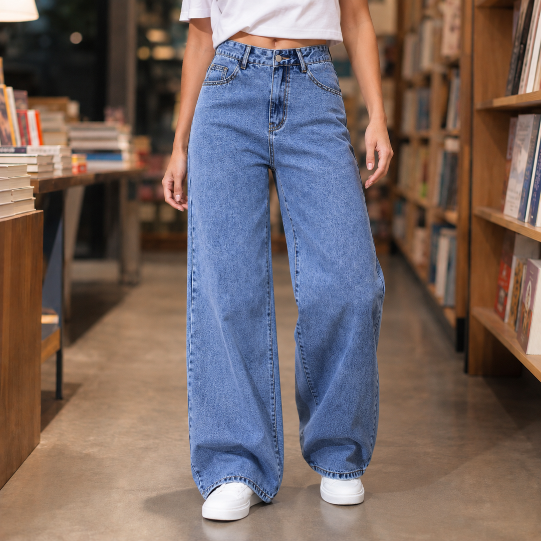 Wilhelmina | High-Rise Wide Leg Mom Jeans