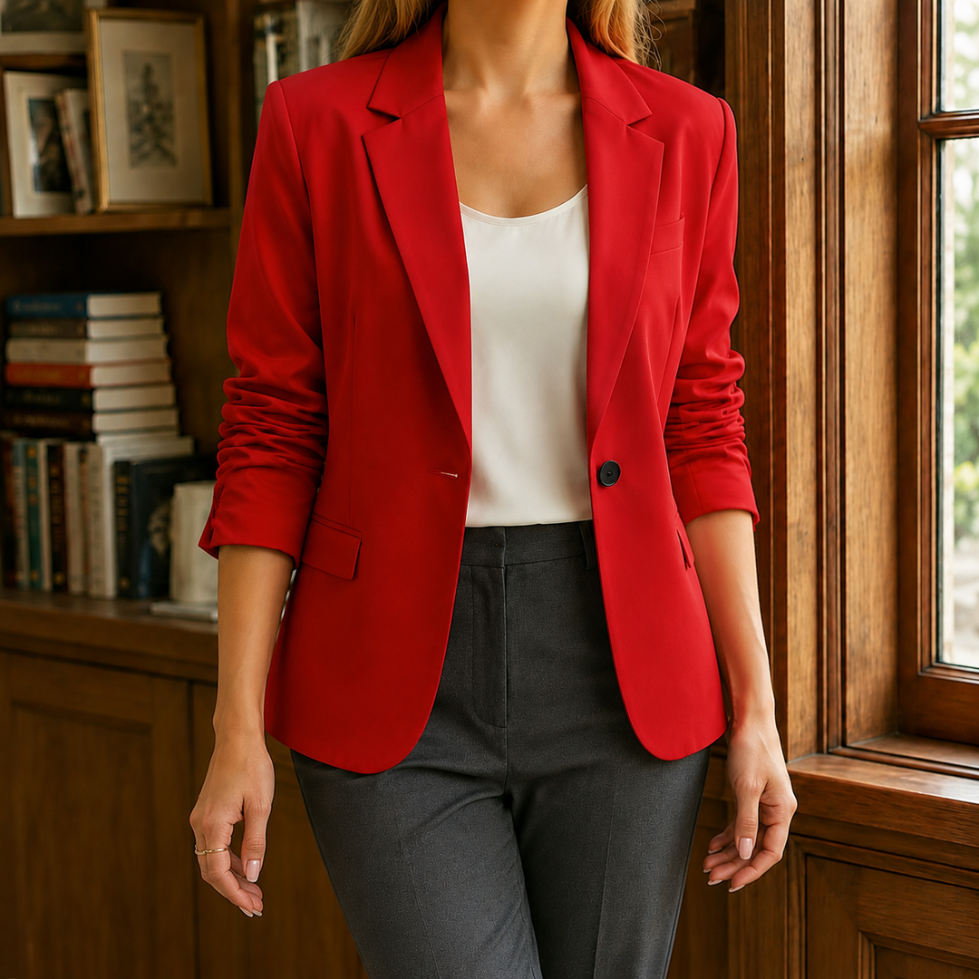 Natalia-Grace | Tailored Blazer with Notched Lapels