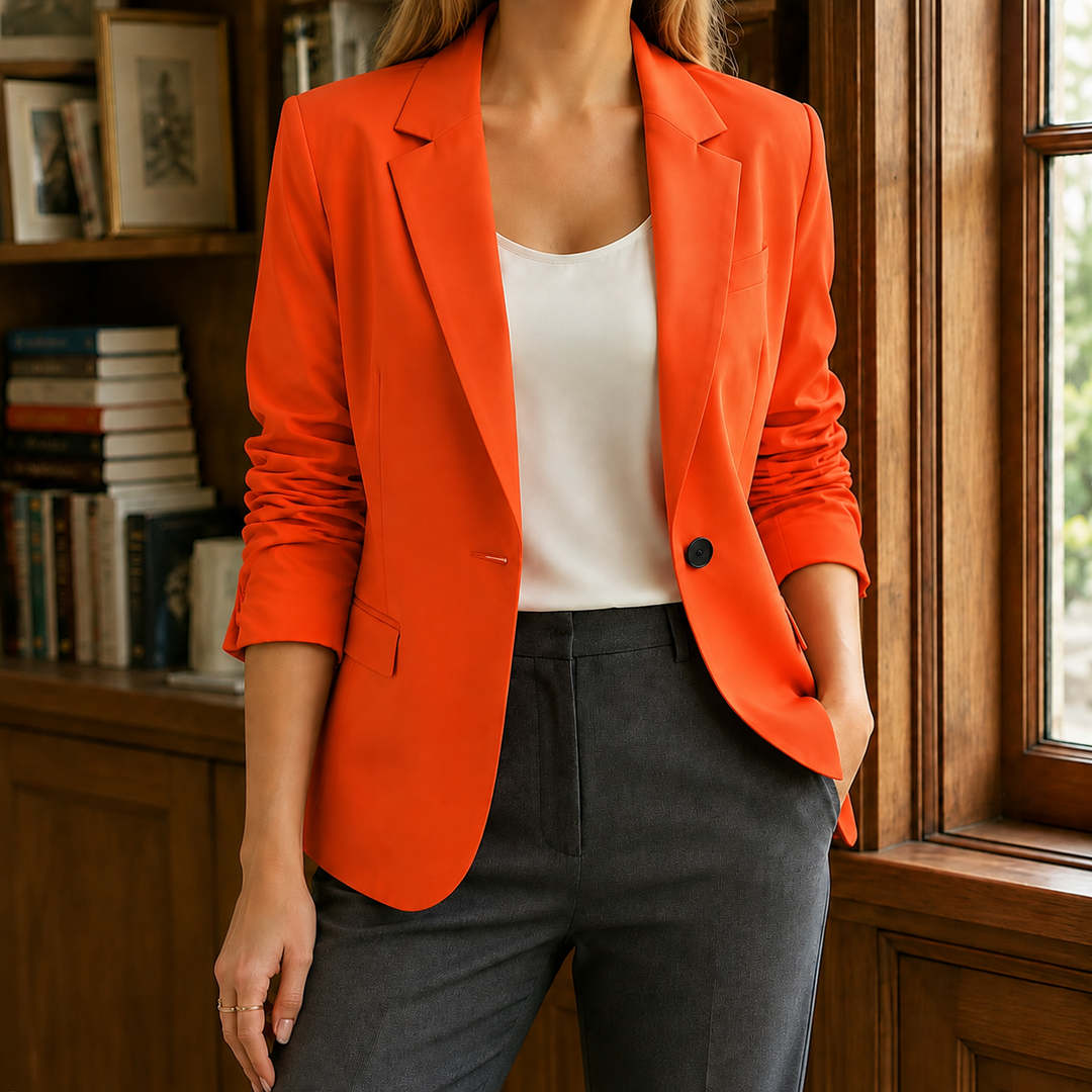 Natalia-Grace | Tailored Blazer with Notched Lapels