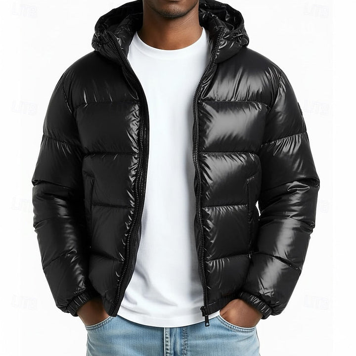 Grady | Men's Quilted Puffer Jacket with Hood